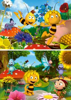 Preview: 2 x 12 Teile Ravensburger Kinder Puzzle Majas Welt 12004306