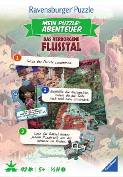 Preview: 42 Teile Ravensburger Kinder Puzzle Mein Puzzle-Abenteuer Das verborgene Flusstal 12004313
