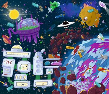 Preview: 42 Teile Ravensburger Kinder Puzzle Mein Puzzle-Abenteuer Phobos 12004315