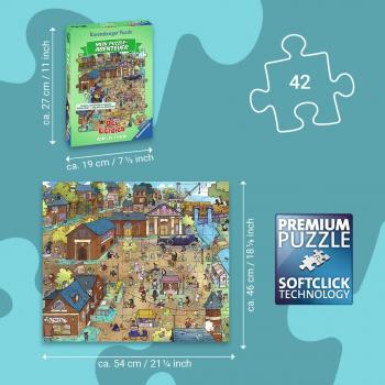 42 Teile Ravensburger Kinder Puzzle Mein Puzzle-Abenteuer Der Eierdieb 12004317
