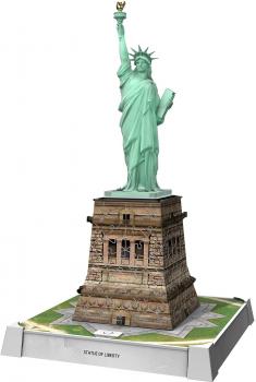 108 Teile Ravensburger 3D Puzzle Iconics Bauwerk Freiheitsstatue mit Licht 12008027