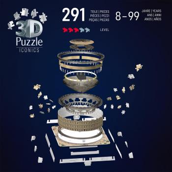 216 Teile Ravensburger 3D Puzzle Iconics Bauwerk Kolosseum Rom mit Licht 12008034