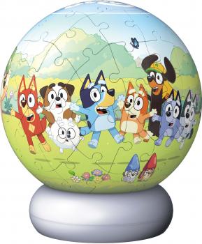 Preview: 72 Teile Ravensburger 3D Puzzle Ball Nachtlicht Bluey 12008060