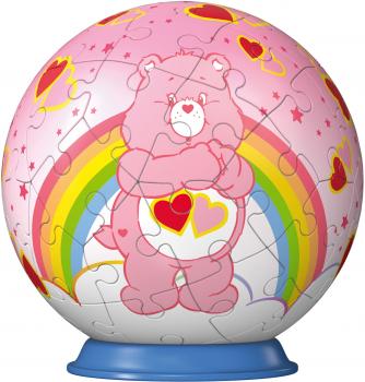Preview: 54 Teile Ravensburger 3D Puzzle-Ball Care Bears Love-a-Lot Bear 12008072