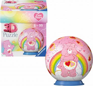 Preview: 54 Teile Ravensburger 3D Puzzle-Ball Care Bears Love-a-Lot Bear 12008072