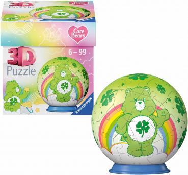 Preview: 54 Teile Ravensburger 3D Puzzle-Ball Care Bears Good Luck Bear 12008073