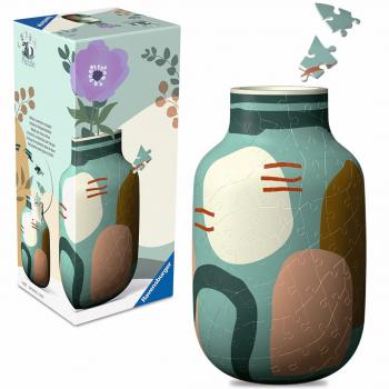 Preview: 162 Teile Ravensburger 3D Puzzle Vase Organic Sage 12008075