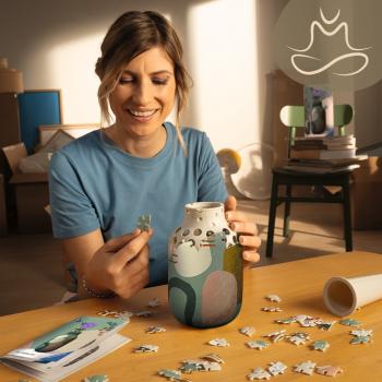162 Teile Ravensburger 3D Puzzle Vase Organic Sage 12008075
