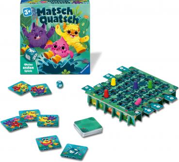 Preview: Ravensburger Kinderspiel Meine ersten Spiele Schiebespiel Matsch Quatsch 12010001
