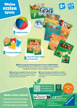 Preview: Ravensburger Kinderspiel Meine ersten Spiele Bewegungsspiel Hase hüpf! 12010006