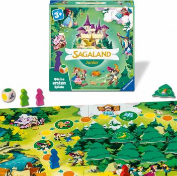 Preview: Ravensburger Kinderspiel Meine ersten Spiele Merkspiel Sagaland Junior 12010007