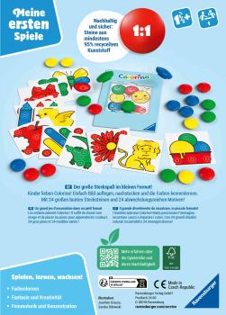 Preview: Ravensburger Kinderspiel Meine ersten Spiele Zuordnungsspiel Mein erstes Colorino 12010009