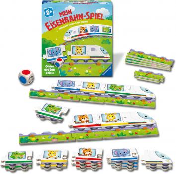 Ravensburger Kinderspiel Meine ersten Spiele Würfelspiel Mein Eisenbahn-Spiel 12010010