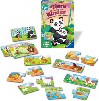 Ravensburger Kinderspiel Meine ersten Spiele Legespiel Tiere und ihre Kinder 12010011