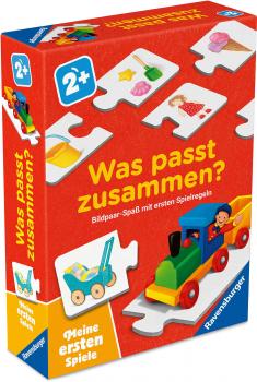 Preview: Ravensburger Kinderspiel Meine ersten Spiele Legespiel Was passt zusammen? 12010012