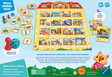 Preview: Ravensburger Kinderspiel Meine ersten Spiele Laufspiel Spielhaus 12010017