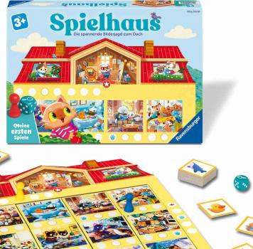 Preview: Ravensburger Kinderspiel Meine ersten Spiele Laufspiel Spielhaus 12010017