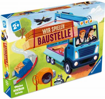 Preview: Ravensburger Kinderspiel Meine ersten Spiele Legespiel Wir spielen Baustelle 12010018