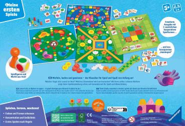 Preview: Ravensburger Kinderspiel Meine ersten Spiele Spielesammlung 4 erste Spiele 12010019