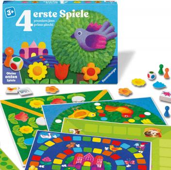 Preview: Ravensburger Kinderspiel Meine ersten Spiele Spielesammlung 4 erste Spiele 12010019