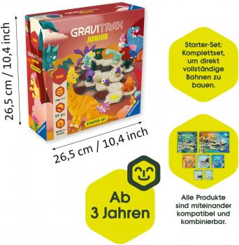 Ravensburger Kugelbahn GraviTrax Junior Starter-Set S Dino 12020003