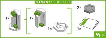 Preview: Ravensburger Kugelbahn GraviTrax BASE Element Turbo Lift 12020010