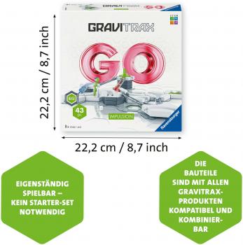 Preview: Ravensburger Kugelbahn GraviTrax BASE GraviTrax GO Impulsion 12020015