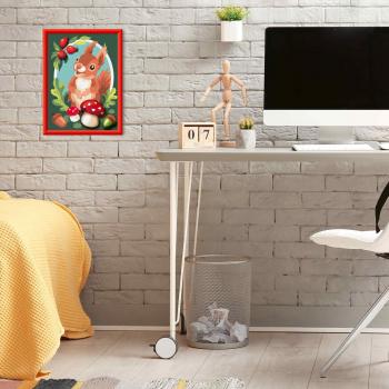 Preview: Ravensburger Malen nach Zahlen CREART mit Gips gießen Liebes Eichhörnchen 12023068