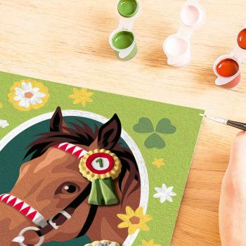Ravensburger Malen nach Zahlen CREART mit Gips gießen Pferdeglück 12023070