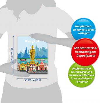 Ravensburger Malen nach Zahlen CREART Trend Serie C Farbenfrohes Bangkok 12023095