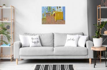 Ravensburger Malen nach Zahlen CREART CANVAS Leinwand Schlafzimmer in Arles Van Gogh 12023097