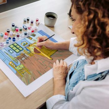 Ravensburger Malen nach Zahlen CREART CANVAS Leinwand Schlafzimmer in Arles Van Gogh 12023097