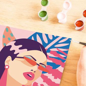 Ravensburger Malen nach Zahlen CREART Trend Serie C Neon Diva 12023099