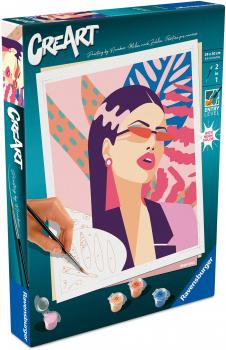 Preview: Ravensburger Malen nach Zahlen CREART Trend Serie C Neon Diva 12023099
