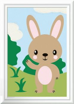 Preview: Ravensburger Malen nach Zahlen CREART Serie F Süßer Hase 12023101 12023101