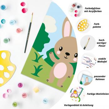 Ravensburger Malen nach Zahlen CREART Serie F Süßer Hase 12023101 12023101