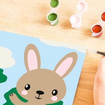 Ravensburger Malen nach Zahlen CREART Serie F Süßer Hase 12023101 12023101