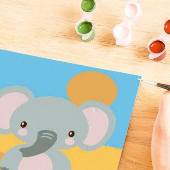 Ravensburger Malen nach Zahlen CREART Serie F Süßer Elefant 12023102 12023102