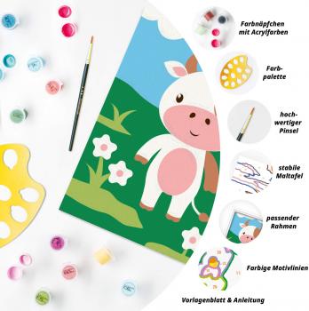 Ravensburger Malen nach Zahlen CREART Serie F Süße Kuh 12023103 12023103