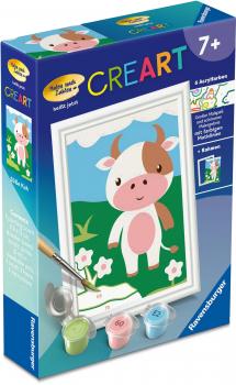Preview: Ravensburger Malen nach Zahlen CREART Serie F Süße Kuh 12023103 12023103