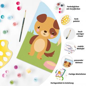 Ravensburger Malen nach Zahlen CREART Serie F Süßer Hund 12023104 12023104