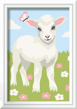 Preview: Ravensburger Malen nach Zahlen CREART Serie F Süßes Lämmchen 12023105 12023105