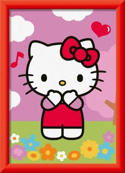 Preview: Ravensburger Malen nach Zahlen CREART Sonderserie E Fröhliche Hello Kitty 12023107 12023107