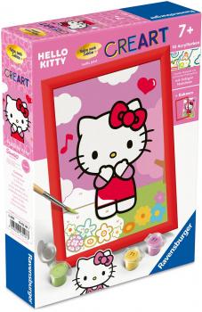 Preview: Ravensburger Malen nach Zahlen CREART Sonderserie E Fröhliche Hello Kitty 12023107 12023107