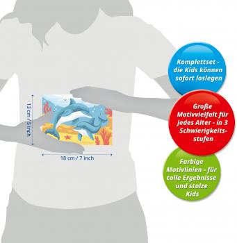 Ravensburger Malen nach Zahlen CREART Sonderserie E Verspielte Delfine 12023115 12023115