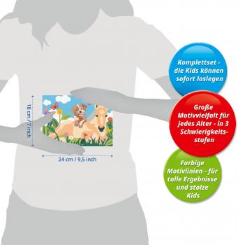 Ravensburger Malen nach Zahlen CREART Serie D Pferde Fohlen und Welpe 12023119 12023119
