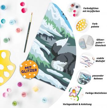 Ravensburger Malen nach Zahlen CREART Serie D Romantik Frecher Husky 12023120 12023120