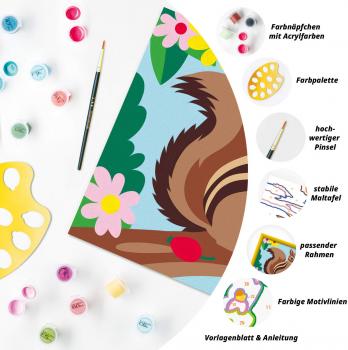 Ravensburger Malen nach Zahlen CREART Serie E Streifenhörnchen 12023127 12023127