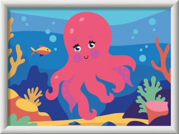 Preview: Ravensburger Malen nach Zahlen CREART Serie D Neon Oktopus 12023128 12023128