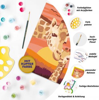 Ravensburger Malen nach Zahlen CREART Serie D Giraffe mit Baby 12023130 12023130